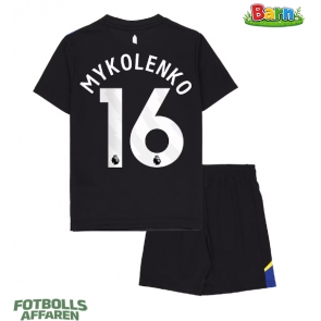 Everton Vitaliy Mykolenko #16 Tredjeställ Barn 2025-26 Kortärmad (+ Korta byxor)